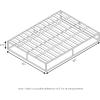 Furinno Angeland Monaco Bedframe, Queen, Black