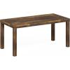 Furinno CLASSIC Coffee Table, Modern Rectangle Coffee Table with 1.8″ Triple Thick Tabletop, Side Table, Toolless Assembly, for Living Room, Home Office, White(Amber Pine)