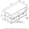 Furinno Coffee Table with Bins, Espresso/Brown(Black Oak/Black/Brown)