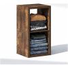 Furinno Cubic Closet Organizers and Storage, 5-Cube Closet Organizer, Open Shelf Closet Storage, Extra Thick Frame for Wardrobe, Bedroom, Living Room, White(Amber Pine)
