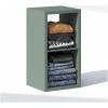 Furinno Cubic Closet Organizers and Storage, 5-Cube Closet Organizer, Open Shelf Closet Storage, Extra Thick Frame for Wardrobe, Bedroom, Living Room, White(Sage Green)