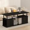 Furinno JAYA TV Stand for TVs up to 50 Inch with Open Storage, Blackwood(Blackwood)
