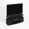 Furinno JAYA TV Stand for TVs up to 50 Inch with Open Storage, Blackwood(Darkwood)