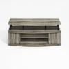 Furinno JAYA TV Stand for TVs up to 50 Inch with Open Storage, Blackwood(Grey Oak)