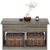 Furinno Jensen Lift Top Coffee Table, Americano(French Oak Grey)