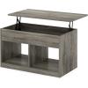 Furinno Jensen Lift Top Coffee Table, Americano(French Oak Grey)