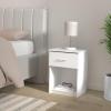 Furinno Jensen Lift Top Nightstand, Americano(Solid White)