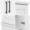 Furinno PASIR Book Shelf, 3-Tier Bookshelf, Storage Shelves Bookcase, 9.7 x 23.7 x 31.5, for Living Room, Bedroom, Home Office, Plain White(White)