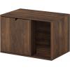 Furinno Peli Top Opening Litter Box Enclosure, Columbia Walnut(Columbia Walnut)