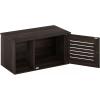 Furinno Peli Top Opening Litter Box Enclosure, Columbia Walnut(Ebony)