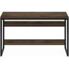 Furinno Simplistic A Frame Computer Desk, Black/French Oak Grey(Brown Walnut)