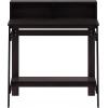 Furinno Simplistic A Frame Computer Desk, Black/French Oak Grey(Dark Walnut)