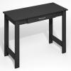 Furinno Simplistic A Frame Computer Desk, Black/French Oak Grey(Darkwood)