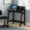 Furinno Simplistic A Frame Computer Desk, Black/French Oak Grey(Espresso)
