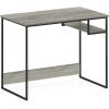 Furinno Simplistic A Frame Computer Desk, Black/French Oak Grey(French Oak Grey)