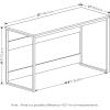 Furinno Simplistic A Frame Computer Desk, Black/French Oak Grey(Grey Oak)