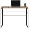 Furinno Simplistic A Frame Computer Desk, Black/French Oak Grey(Sonoma Oak/Black)