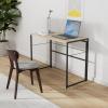 Furinno Simplistic A Frame Computer Desk, Black/French Oak Grey(Sonoma Oak/Black)