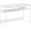 Furinno Simplistic A Frame Computer Desk, Black/French Oak Grey(White/White)