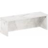 Furinno TURN-N-TUBE Corner Shelf, 5-Tier Corner Bookshelf, Open Storage Shelves, for Organization and Storage, Living Room, Home Office, Garage, Bedroom, Espresso(Marble White)