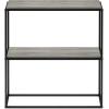 Furinno TURN-N-TUBE Corner Shelf, 5-Tier Corner Bookshelf, Open Storage Shelves, for Organization and Storage, Living Room, Home Office, Garage, Bedroom, Espresso(French Oak Grey)