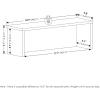 Furinno TURN-N-TUBE Corner Shelf, 5-Tier Corner Bookshelf, Open Storage Shelves, for Organization and Storage, Living Room, Home Office, Garage, Bedroom, Espresso(Light Marble)