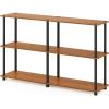 FURINNO Camnus Modern Living Coffee Table, Columbia Walnut(Oak)