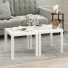Furinno CLASSIC Coffee Table, Modern Rectangle Coffee Table with 1.8″ Triple Thick Tabletop, Side Table, Toolless Assembly, for Living Room, Home Office, White(White)