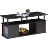 Furinno JAYA TV Stand for TVs up to 50 Inch with Open Storage, Blackwood(Blackwood)