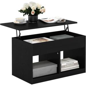 Furinno Jensen Lift Top Coffee Table, Americano(Americano)