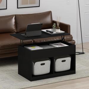 Furinno Jensen Lift Top Coffee Table, Americano(Dark Americano)