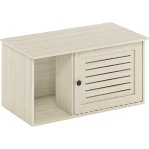 Furinno Peli Top Opening Litter Box Enclosure, Columbia Walnut(White Wash)