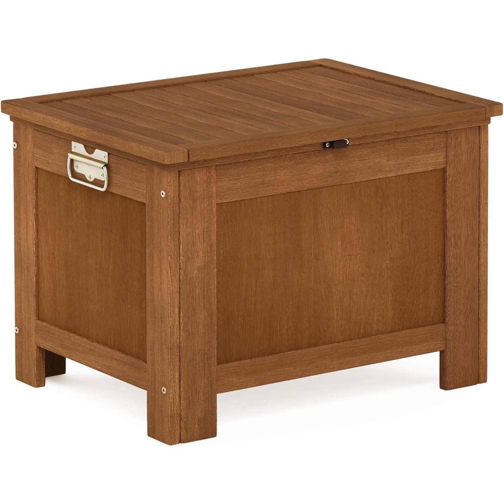 imageFurinno FG19749 Tioman Outdoor Hardwood Storage Box NaturalCooler Box
