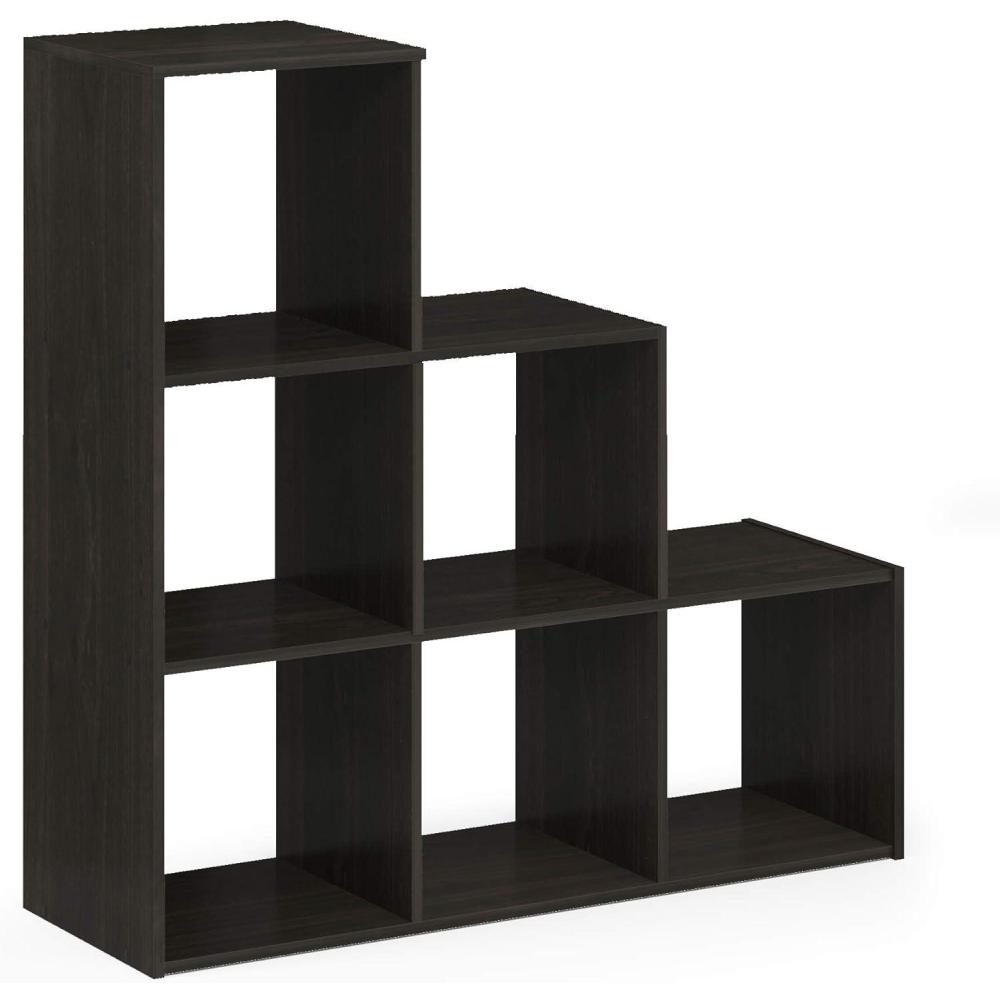 imageFurinno Pelli 321 Cubic Storage Cabinet EspressoEspressoBlack