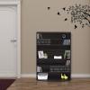 FURINNO JAYA 6-Tier Multimedia Storage Tower, Espresso