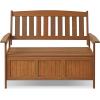 FURINNO Tioman Hardwood Patio Furniture Kent Bench Box(Bench Box)