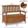 FURINNO Tioman Hardwood Patio Furniture Kent Bench Box(Bench Box)