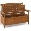 FURINNO Tioman Hardwood Patio Furniture Kent Bench Box(Bench Box)