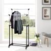 FURINNO Wayar Double Garment Rack, 33.07 x 65.75.in