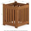 Furinno 2-FG19456 Tioman Hardwood Outdoor Lifestyle Flowerbox, 2-Pack, Natural