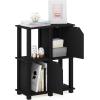 Furinno 4-Tier Flexi Rack, Espresso(Black Oak/Black)