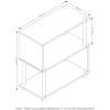 Furinno 4-Tier Flexi Rack, Espresso(Espresso)