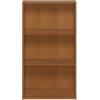 Furinno BASIC Book Shelf, 3-Tier Bookshelf with Open Shelves, Standing Bookcase, 9.3″ x 21.8″ x 39.5″, for Organization and Storage, for Living Room, Bedroom, Home Office, Espresso(Natural Oak)