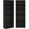 Furinno BASIC Book Shelf, 3-Tier Bookshelf with Open Shelves, Standing Bookcase, 9.3″ x 21.8″ x 39.5″, for Organization and Storage, for Living Room, Bedroom, Home Office, Espresso(Espresso)