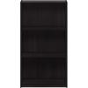 Furinno BASIC Book Shelf, 3-Tier Bookshelf with Open Shelves, Standing Bookcase, 9.3″ x 21.8″ x 39.5″, for Organization and Storage, for Living Room, Bedroom, Home Office, Espresso(Dark Walnut)
