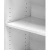 Furinno BASIC Book Shelf, 3-Tier Bookshelf with Open Shelves, Standing Bookcase, 9.3″ x 21.8″ x 39.5″, for Organization and Storage, for Living Room, Bedroom, Home Office, Espresso(Soft White)