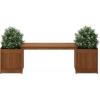 Furinno FG16011 Tioman Hardwood Flower Box, Brown(15.8 Inch)