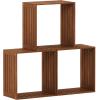 Furinno FG181364 Tioman Stacking Shelf, Natural(19.4 x 11.6 x 19.5)