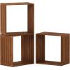 Furinno FG181364 Tioman Stacking Shelf, Natural(19.4 x 11.6 x 19.5)