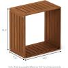 Furinno FG181364 Tioman Stacking Shelf, Natural(3-Cube)
